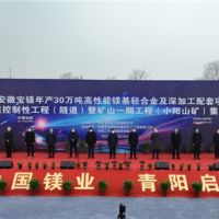總投資148億、年產(chǎn)4000萬噸 安徽寶鎂項目迎來“里程碑”節(jié)點(diǎn)！